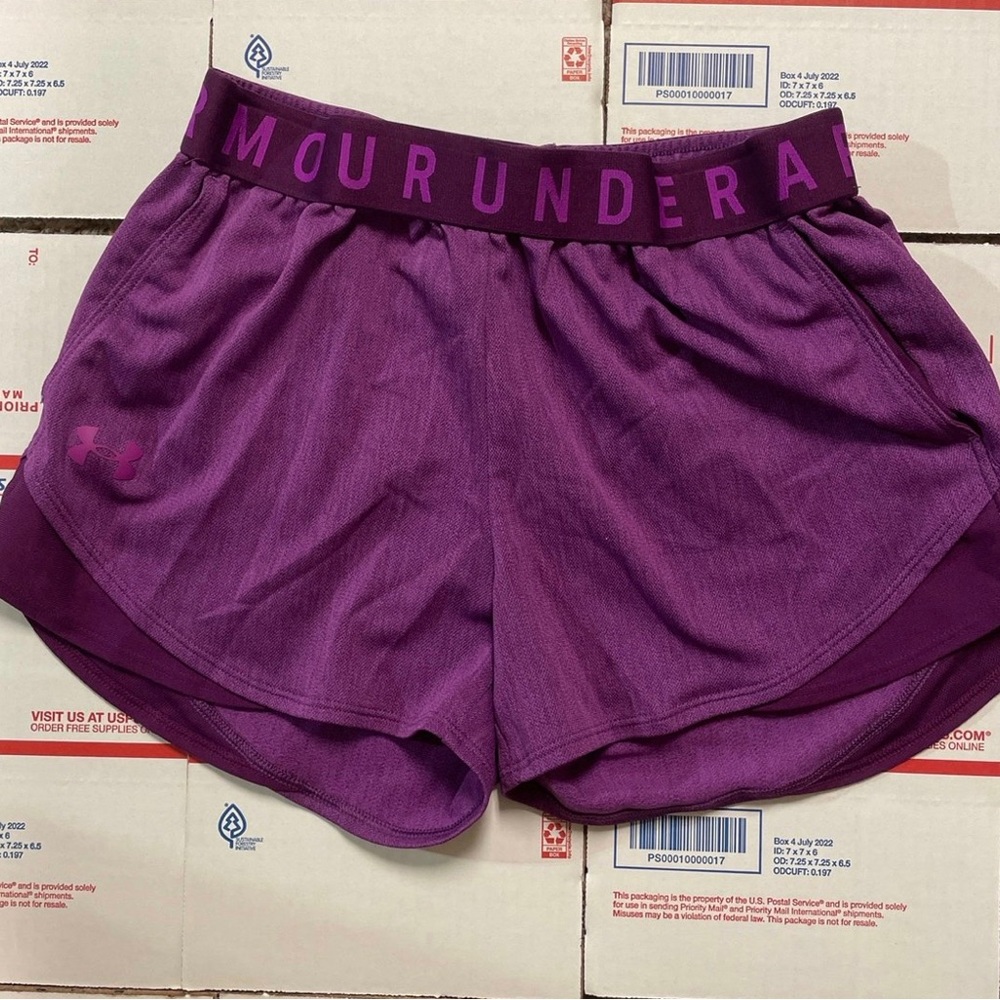 Under Armour Deep Purple Women's Athletic Shorts